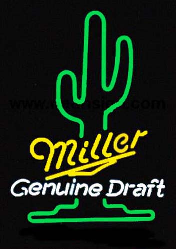 Miller Genuine Draft Neon